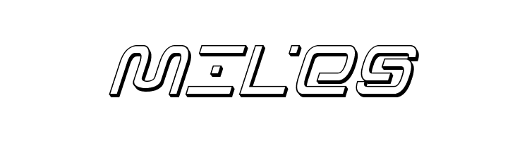 Foreign Alien 3D Italic  Free Fonts Download