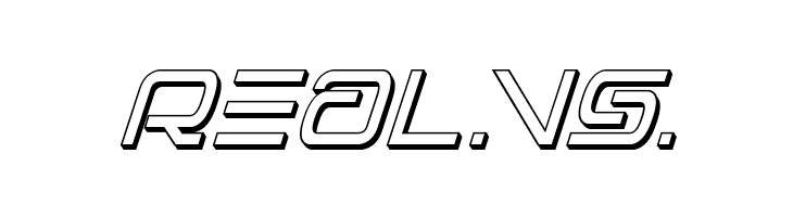 Foreign Alien 3D Italic  Free Fonts Download