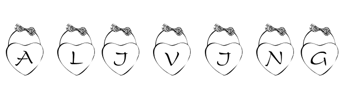 101! Hang Your Heart  Free Fonts Download