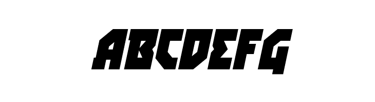 Arctic Guardian Condensed Italic  Free Fonts Download