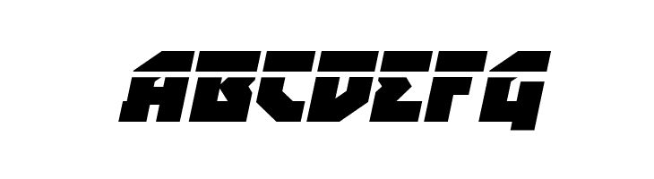 Arctic Guardian Laser Italic  Free Fonts Download