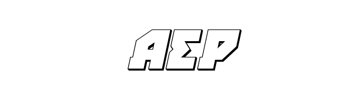 Arctic Guardian 3D Italic  Free Fonts Download