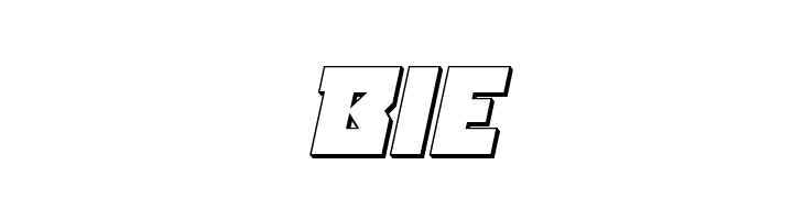 Arctic Guardian 3D Italic  Free Fonts Download