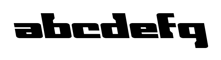 Big Blue Bug Semi-Leftalic  Free Fonts Download