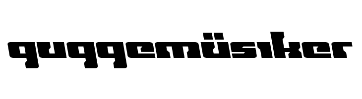 Big Blue Bug Semi-Leftalic  Free Fonts Download