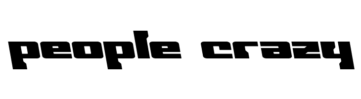 Big Blue Bug Semi-Leftalic  Free Fonts Download