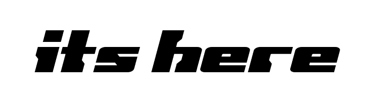 Big Blue Bug Italic  Free Fonts Download