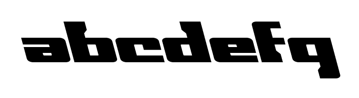 Big Blue Bug Leftalic  Free Fonts Download