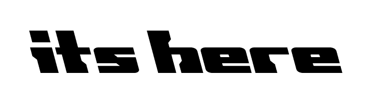 Big Blue Bug Leftalic  Free Fonts Download