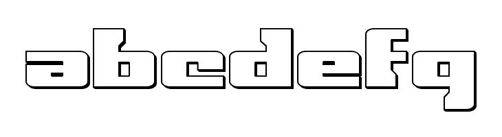 Big Blue Bug 3D  Free Fonts Download