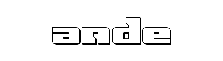 Big Blue Bug 3D  Free Fonts Download