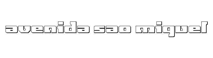 Big Blue Bug 3D  Free Fonts Download