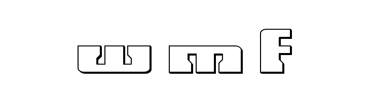 Big Blue Bug 3D  Free Fonts Download