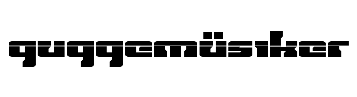 Big Blue Bug Laser  Free Fonts Download