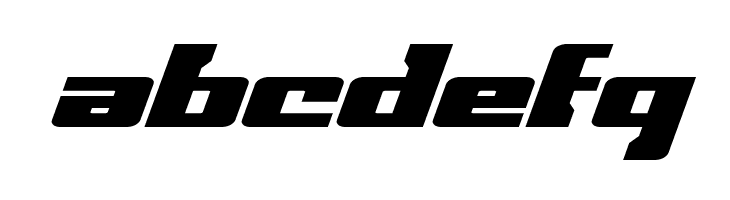 Big Blue Bug Super-Italic  Free Fonts Download