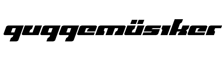 Big Blue Bug Super-Italic  Free Fonts Download