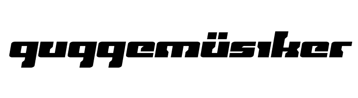 Big Blue Bug Semi-Italic  Free Fonts Download