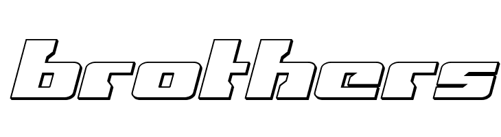 Big Blue Bug 3D Italic  Free Fonts Download