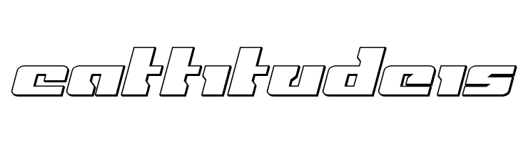 Big Blue Bug 3D Italic  Free Fonts Download