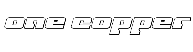 Big Blue Bug 3D Italic  Free Fonts Download