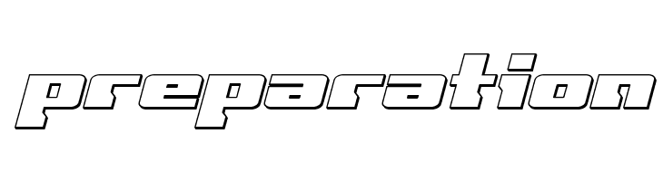 Big Blue Bug 3D Italic  Free Fonts Download