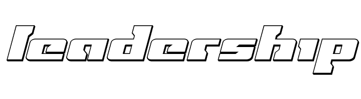 Big Blue Bug 3D Italic  Free Fonts Download