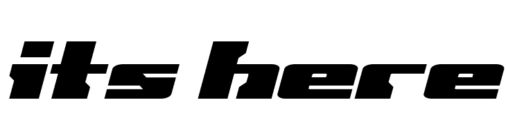 Big Blue Bug Expanded Italic  Free Fonts Download