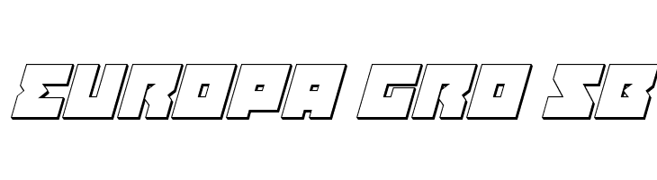 Dark Hornet 3D Italic  Free Fonts Download