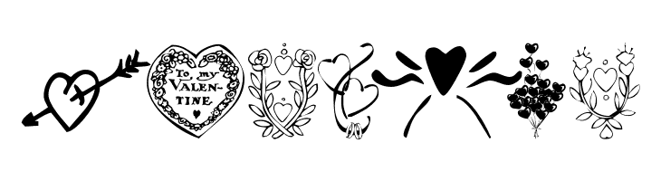 KR With Heart  Free Fonts Download