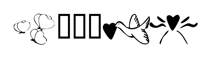 KR With Heart  Free Fonts Download
