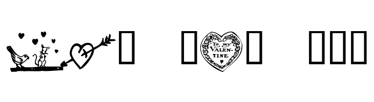 KR With Heart  Free Fonts Download