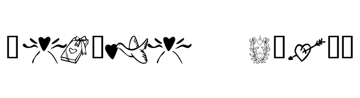 KR With Heart  Free Fonts Download