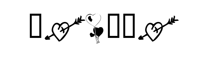 KR With Heart  Free Fonts Download