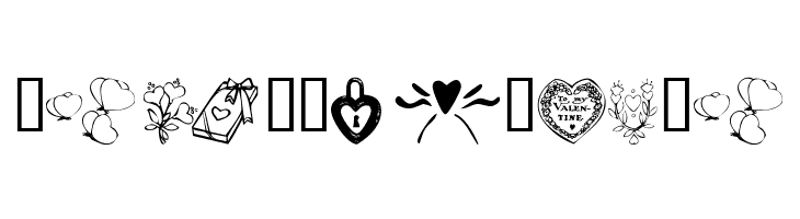 KR With Heart  Free Fonts Download