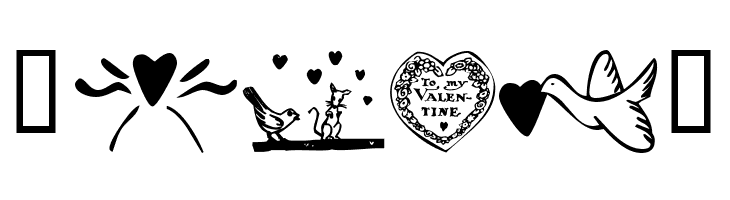 KR With Heart  Free Fonts Download