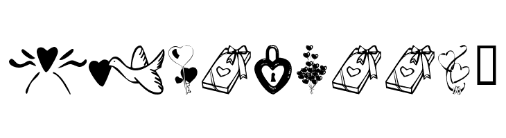 KR With Heart  Free Fonts Download