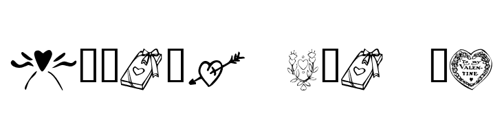 KR With Heart  Free Fonts Download