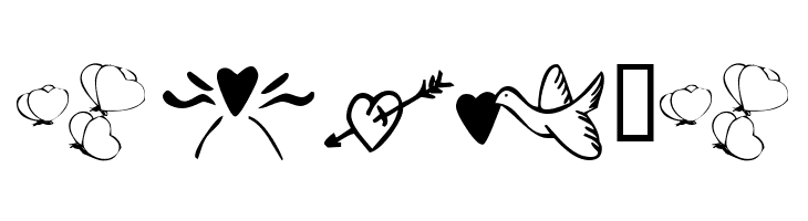 KR With Heart  Free Fonts Download