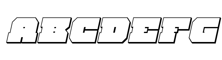 Kittrick 3D Italic  Free Fonts Download