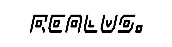 Neon Circuit Condensed Italic  Free Fonts Download