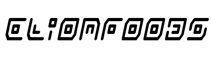 Neon Circuit Condensed Italic  Free Fonts Download