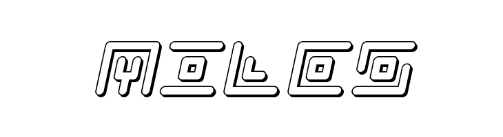 Neon Circuit 3D Italic  Free Fonts Download