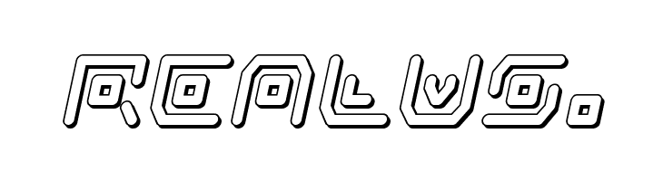 Neon Circuit 3D Italic  Free Fonts Download