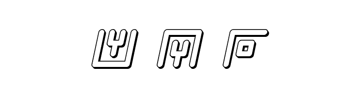 Neon Circuit 3D Italic  Free Fonts Download