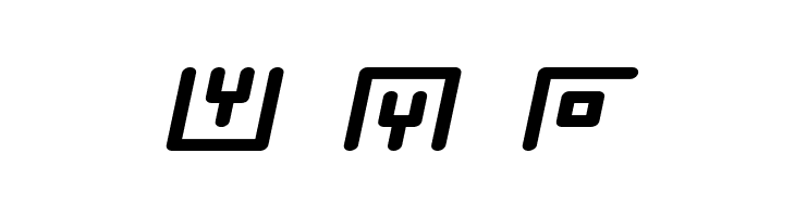 Neon Circuit Expanded Italic  Free Fonts Download