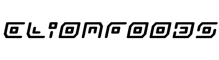 Neon Circuit Expanded Italic  Free Fonts Download