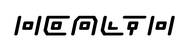 Neon Circuit Expanded Italic  Free Fonts Download