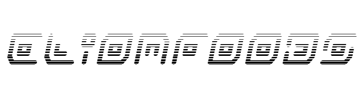 Neon Circuit Gradient Italic  Free Fonts Download