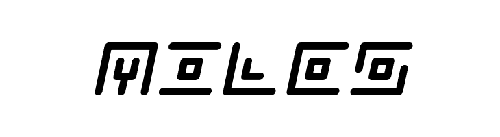 Neon Circuit Italic  Free Fonts Download