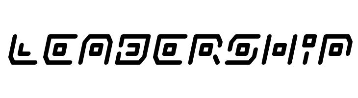 Neon Circuit Italic  Free Fonts Download